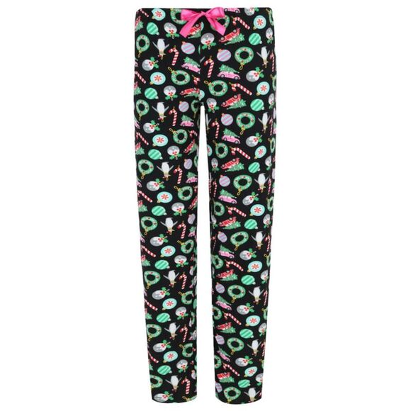 Roll Outta Bed Women's Christmas Ornament Open Bottom Pajama Pants - Picture 1 of 3